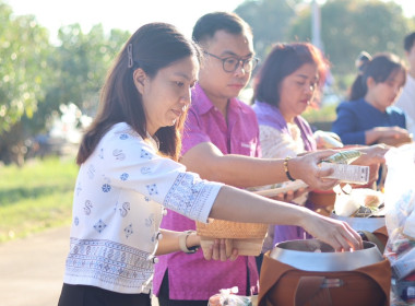 กิจกรรมทำบุญสำนักงานสหกรณ์จังหวัดบึงกาฬ พารามิเตอร์รูปภาพ 14